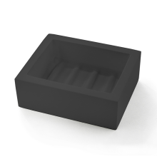 Мыльница 3SC BeMood Black 100x80x35 мм черный BEMN01A
