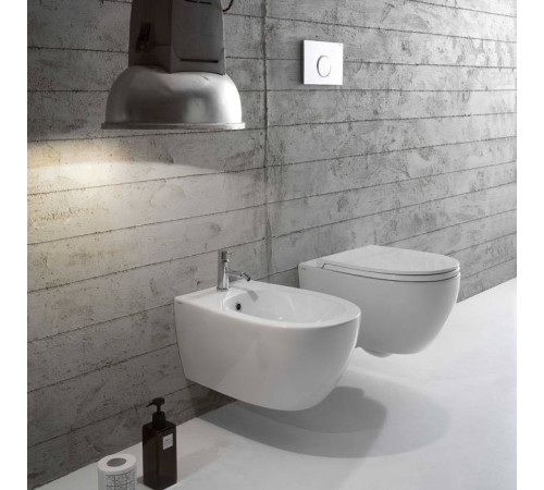 Биде подвесное Globo 4ALL 54х36 см белый MDS09.BI