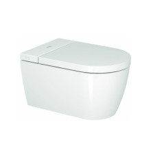 Унитаз-биде подвесной безободковый Duravit Starck f Plus HygieneGlaze белый 612000012002360/2510092096