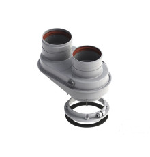 Адаптер дымохода Protherm двухканальный 80/80 мм алюминий 3002186608