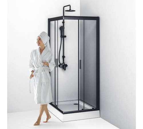 Душевое ограждение AM.PM Gem 100x80 см без поддона W93G-404-100280-BT