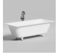 Ванна встраиваемая на ножках Salini Orlanda Axis Kit 180х80х60 см UpDown S-Sense белый глянцевый 103312G