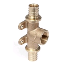 Тройник настенный REHAU RAUTITAN RX+ 20-Rp 1/2-20 бронза 14562943001