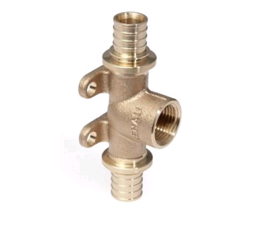 Тройник настенный REHAU RAUTITAN RX+ 20-Rp 1/2-20 бронза 14562943001