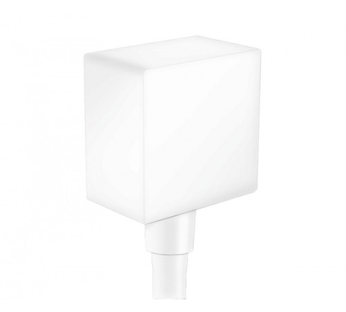 Шланговое подсоединение hansgrohe Fixfit Square с обратным клапаном 1/2 белый матовый 26455700