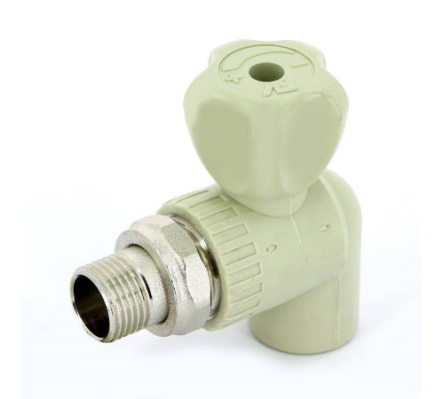 Кран для радиаторов шаровой FV-PLAST угловой сварка-НР с разъемным соединением 20x1/2 A315020000