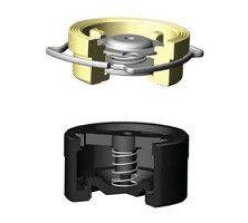 Клапан обратный осевой межфланцевый Hogfors CA7441 PN 16 DN 40 латунь/нержавеющая сталь CA74410040