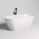 Ванна отдельностоящая Salini Mona 170х72х58.5 см S-Sense белый глянцевый 102912G