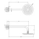 Верхний душ Gessi Emporio Ø 20 см подвесной Finox 47382#149