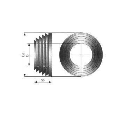 Уплотнитель шахтный REHAU 126-168 мм 12403831001