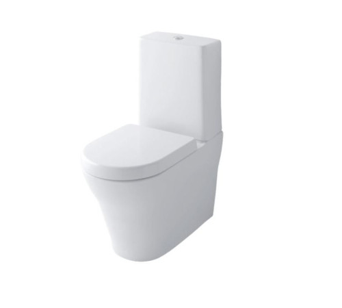 Унитаз-моноблок TOTO MH 39.2x70.4x41 см безободковый Tornado Flush белый CW161Y#XW / SW10044G1#W