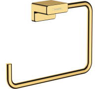 Кольцо для полотенца Hansgrohe AddStoris полированное золото 41754990