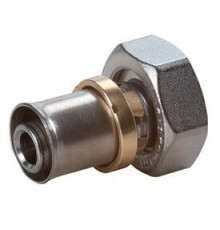 Муфта пресс Giacomini RM 16х2 мм с накидной гайкой никелированная RM179X023