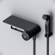 Смеситель TouchReel с гигиеническим душем и полкой встраиваемый AM.PM X-Joy матовый черный F0H85A822
