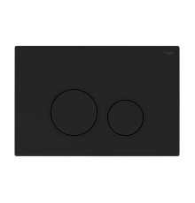 Панель смыва REHAU NOVA ORB 001 пластик черный матовый 19102241001