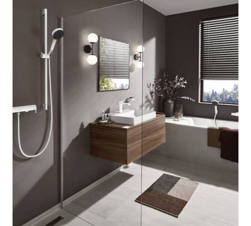 Смеситель для раковины Hansgrohe Vivenis 110 белый матовый 75022700