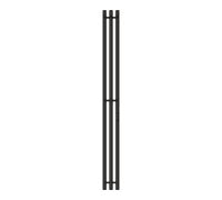 Полотенцесушитель электрический Primoclima Sol R C E Black 1500x120 мм 3 секции PCSolRCEBlack150123