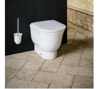 Унитаз напольный безободковый Laufen The New Classic 53х37х43 см универсальный выпуск белый 8.2385.1.000.000.1