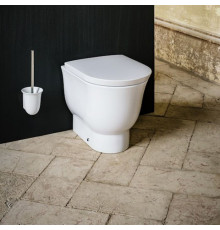 Унитаз напольный безободковый Laufen The New Classic 53х37х43 см универсальный выпуск белый 8.2385.1.000.000.1