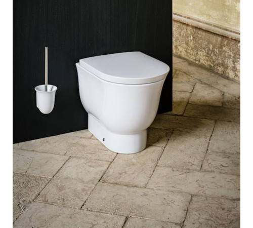 Унитаз напольный безободковый Laufen The New Classic 53х37х43 см универсальный выпуск белый 8.2385.1.000.000.1