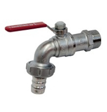 Кран шаровой Giacomini 3/4 с патрубком под шланг R621X014