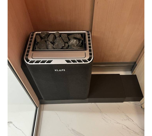 Сауна раздвижная KLAFS S1 L 232х160(60)х211 см 6.0 кВт черный матовый S1 KLAFS L Black