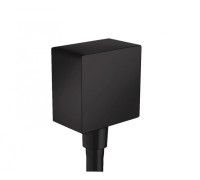 Шланговое подсоединение hansgrohe Fixfit Square с обратным клапаном 1/2 черный матовый 26455670