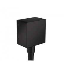 Шланговое подсоединение hansgrohe Fixfit Square с обратным клапаном 1/2 черный матовый 26455670
