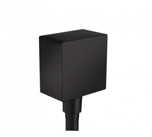 Шланговое подсоединение hansgrohe Fixfit Square с обратным клапаном 1/2 черный матовый 26455670