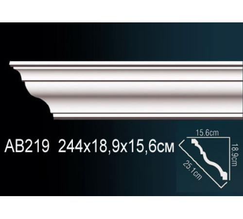 Карниз потолочный Perfect AB219 полиуретановый AB219