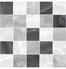 Декор мозаичный Laparet Prime серый микс 25х25 см MM34040
