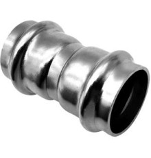 Муфта пресс из нержавеющей стали равнопроходная Kromwell 18х18 мм KW.SP903001818