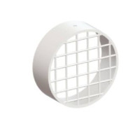 Решетка воздухозабора Gekon 80 мм алюминий/сталь белая 80VZWAL