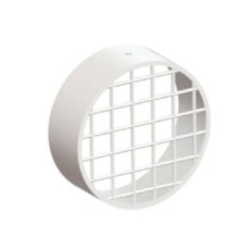 Решетка воздухозабора Gekon 80 мм алюминий/сталь белая 80VZWAL