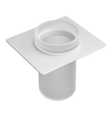 Стакан для зубных щеток подвесной Boheme Space стеклянный белый 10966-W-TUM