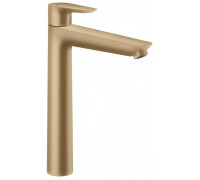 Смеситель для раковины Hansgrohe Talis E 240 без донного клапана шлифованная бронза 71717140