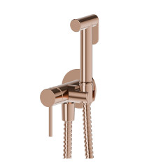 Смеситель с гигиеническим душем Newform Idroscopini шланг 120 см PVD Brushed Copper Bronze 886E.59.067