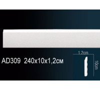 Плинтус напольный Perfect AD309 полиуретан 1368