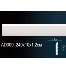 Плинтус напольный Perfect AD309 полиуретан 1368