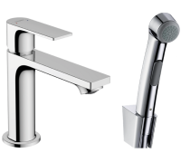 Смеситель для раковины Hansgrohe Rebris E 110 с гигиеническим душем хром 72216000
