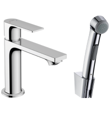 Смеситель для раковины Hansgrohe Rebris E 110 с гигиеническим душем хром 72216000