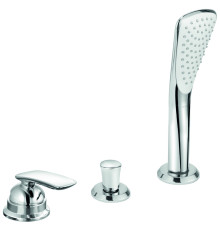 Смеситель на борт ванны Kludi Balance на 3 отверстия без излива комплект 524480575