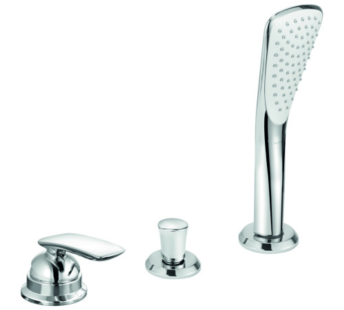 Смеситель на борт ванны Kludi Balance на 3 отверстия без излива комплект 524480575