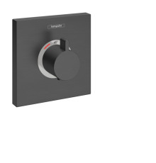 Термостат для душа Hansgrohe ShowerSelect HighFlow скрытого монтажа шлифованный черный хром 15760340