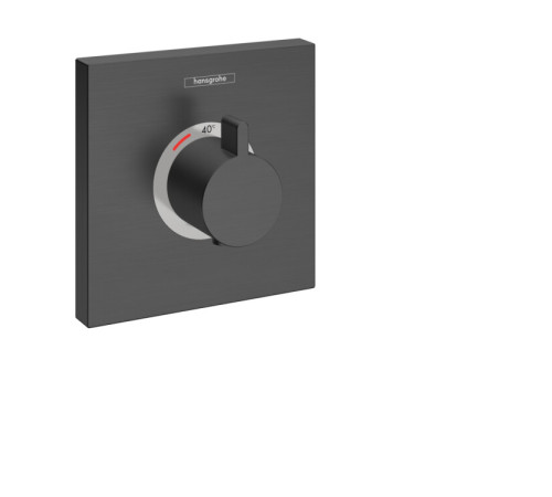 Термостат для душа Hansgrohe ShowerSelect HighFlow скрытого монтажа шлифованный черный хром 15760340
