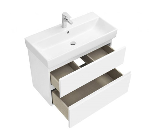 Тумба подвесная Roca Oleta 80х37х54 см 2 ящика белый матовый A857640501