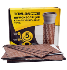 Комплект для шумоизоляции канализационных труб, TONLOS, Home, Pipe