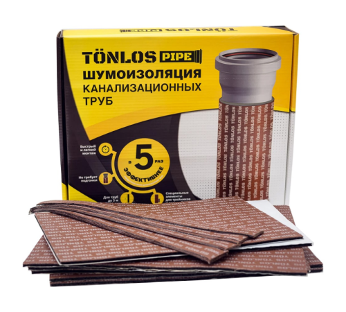 Комплект для шумоизоляции канализационных труб, TONLOS, Home, Pipe