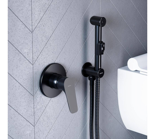 Смеситель для душа AM.PM Jupiter встраиваемый черный матовый 777500300