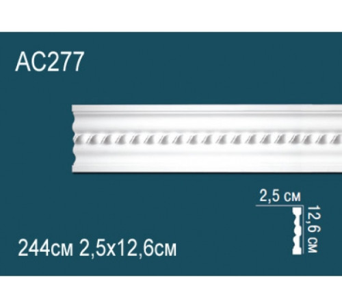 Молдинг для стен Perfect AC277 из полиуретана 2000х40х20 мм AC277